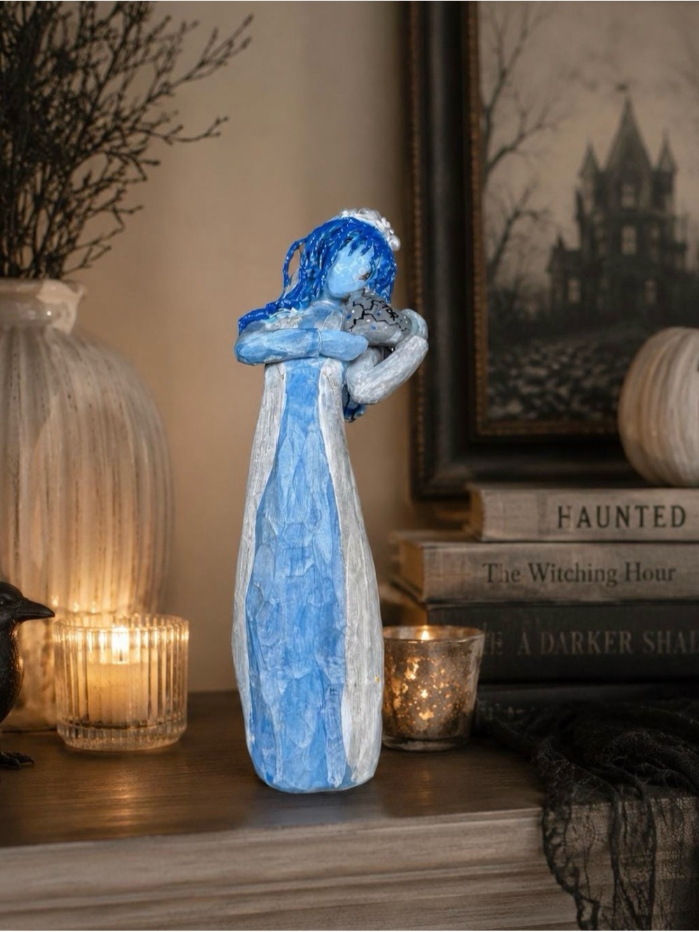 Nightmare Before Christmas Upcycled Sally 9” Figurine fanart
